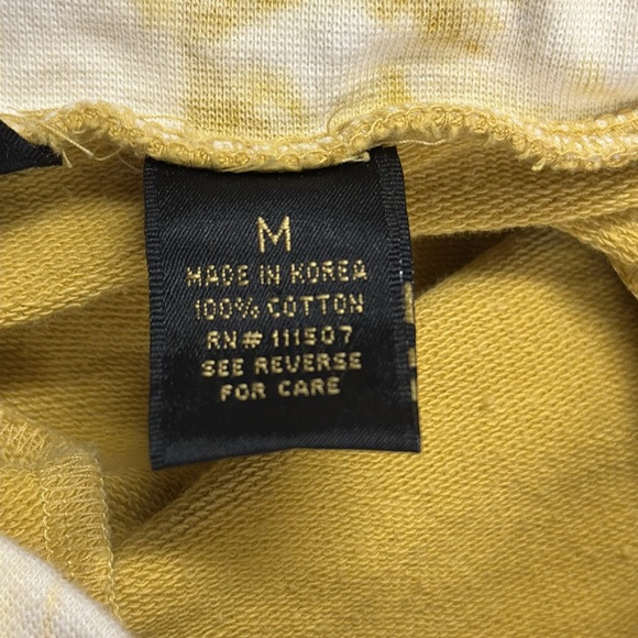 Vintage Y2K Cotton Rocawear Hip Hop Mustard Yellow Relaxed Lounge Sweat Pants M - Picture 9 of 11